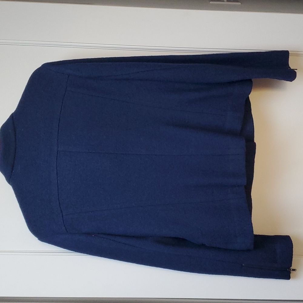 NWOT TALBOTS Blue Zippered Jacket - Picture 3 of 9